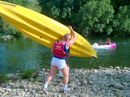 Raid aventure en canoë en Ardèche